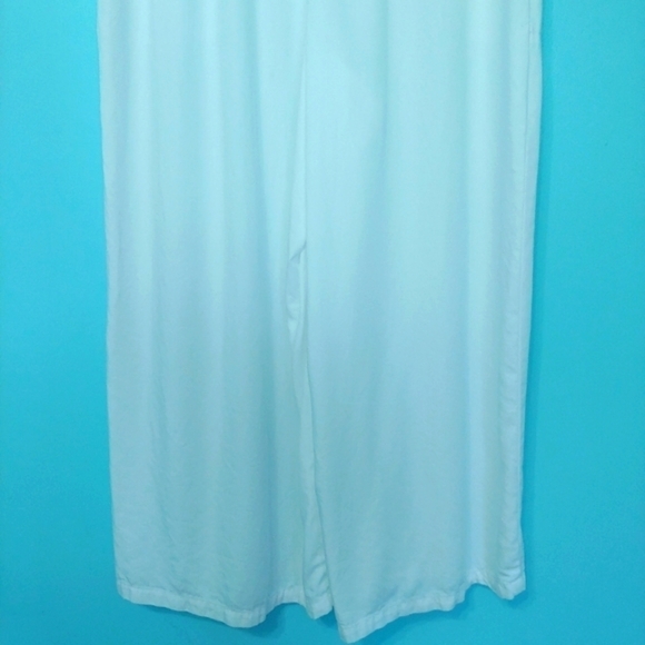 SAKS Fifth Avenue Women's Wide-Leg Smocked Culottes in White - Picture 4 of 12